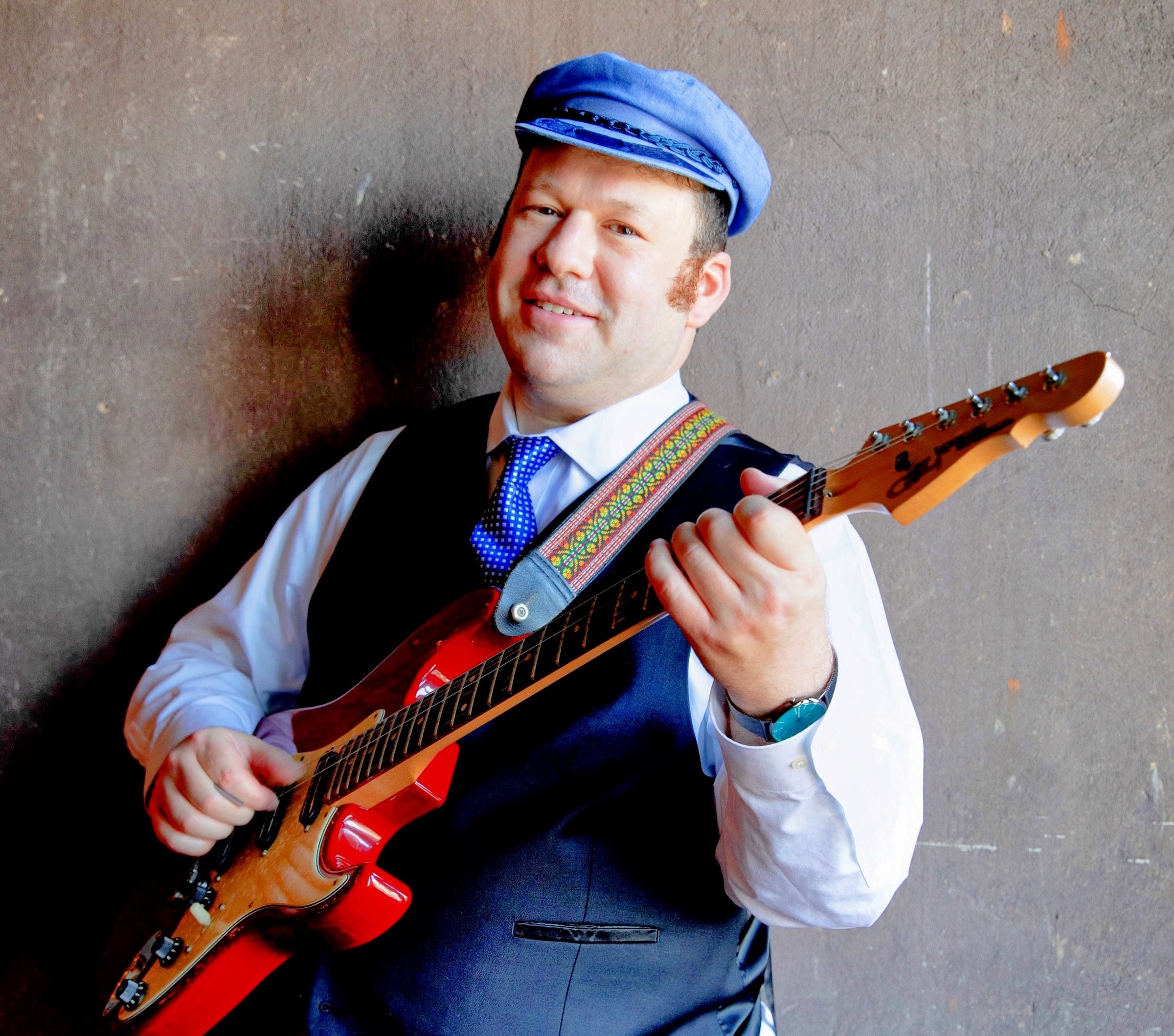 Jeremy Gaisin with electric guitar