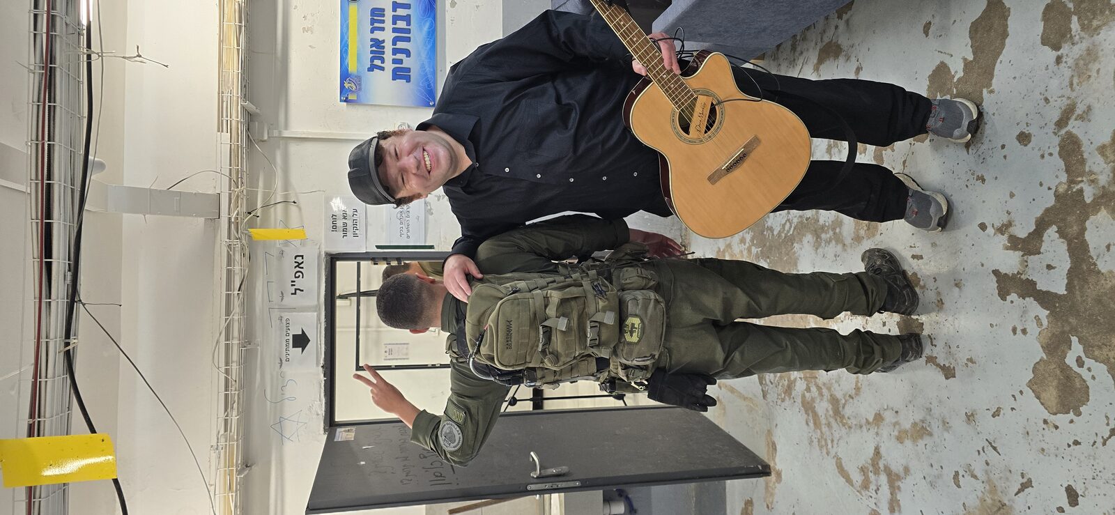 On base with an IDF medic